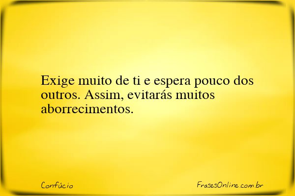 Frase de Confúcio