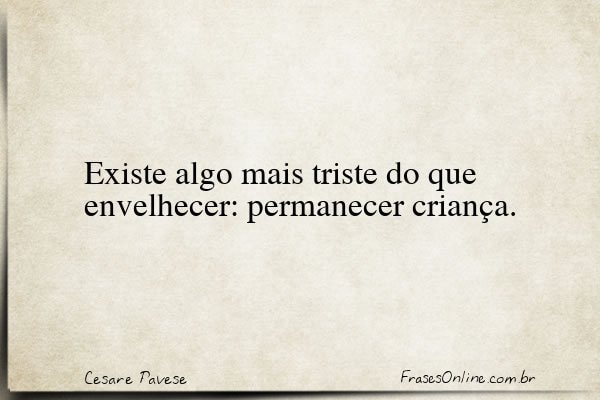 Frase de Cesare Pavese