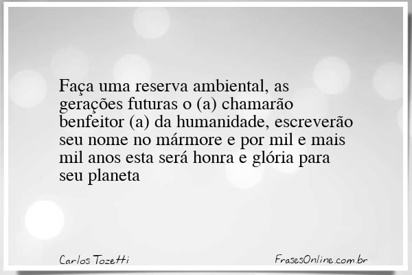 Frase de Carlos Tozetti