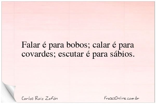 Frase de Carlos Ruiz Zafón
