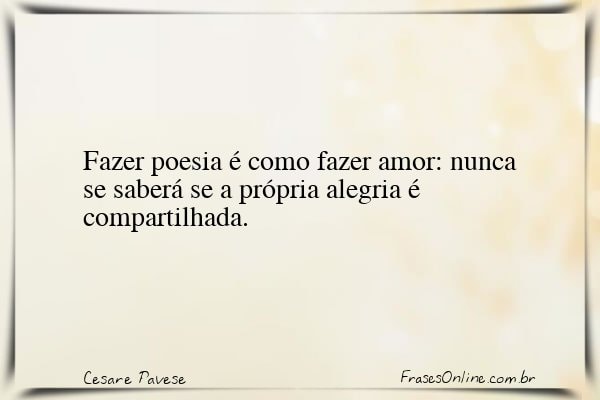 Frase de Cesare Pavese