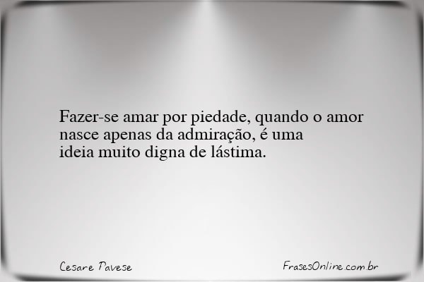 Frase de Cesare Pavese