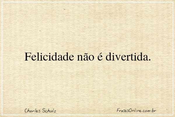 Frase de Charles Schulz