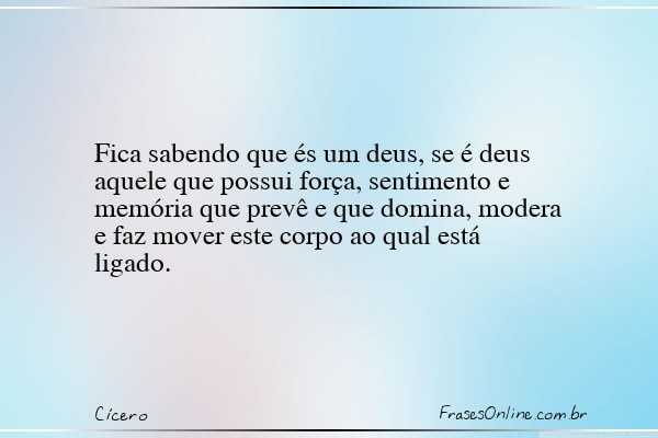 Frase de Cícero