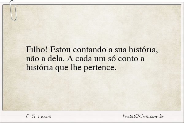 Frase de C. S. Lewis