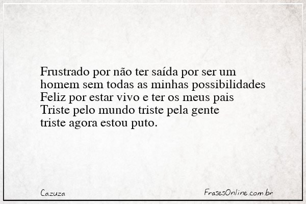 Frase de Cazuza