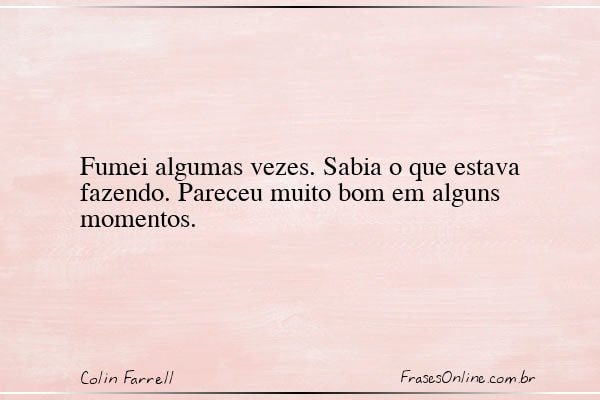 Frase de Colin Farrell