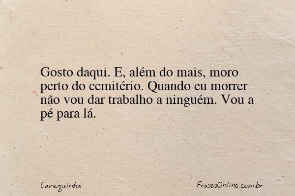 Frase de Carequinha