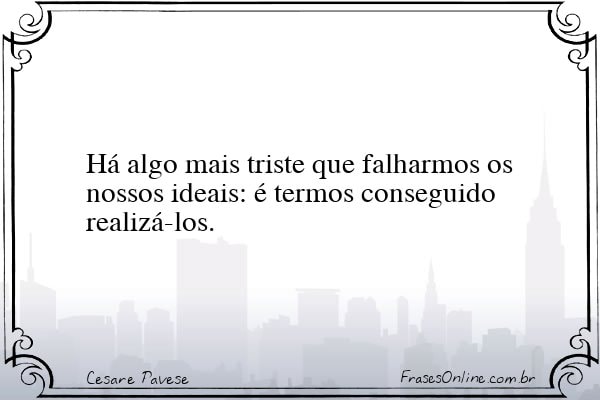 Frase de Cesare Pavese