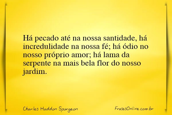 Frase de Charles Haddon Spurgeon