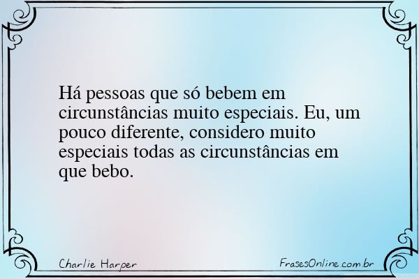 Frase de Charlie Harper