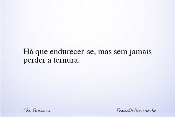 Frase de Che Guevara