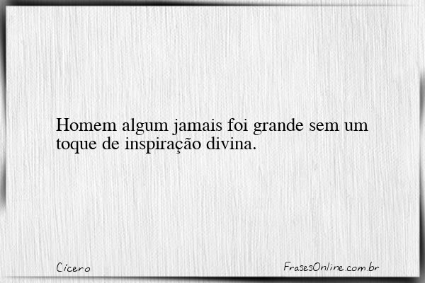Frase de Cícero