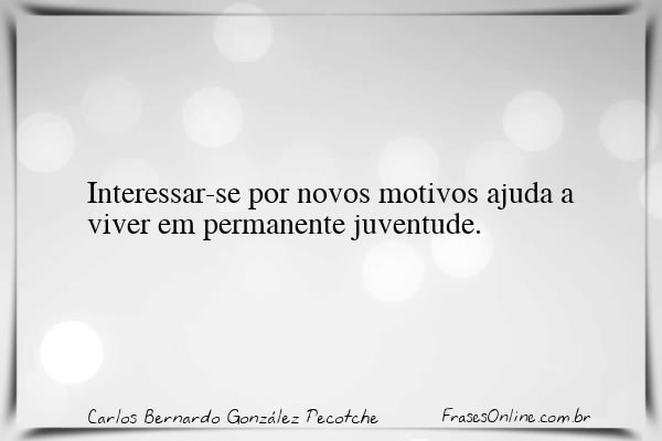 Frase de Carlos Bernardo González Pecotche