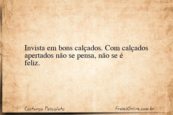 Frase de Costanza Pascolato