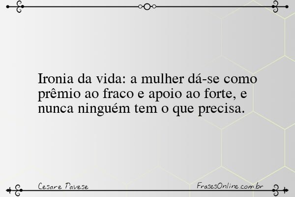 Frase de Cesare Pavese