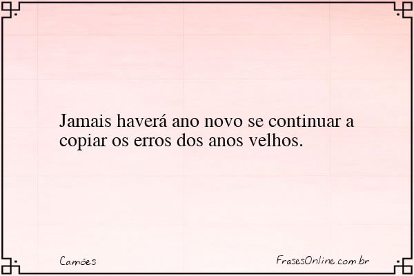 Frase de Camões