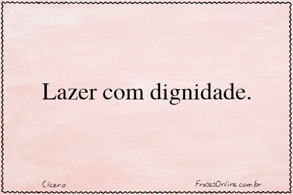 Frase de Cícero