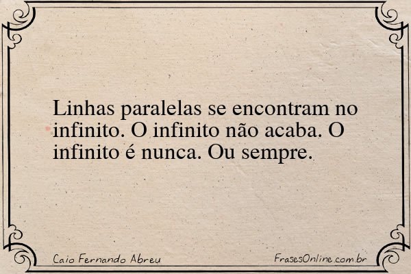 Frase de Caio Fernando Abreu
