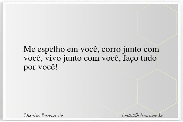 Frase de Charlie Brown Jr