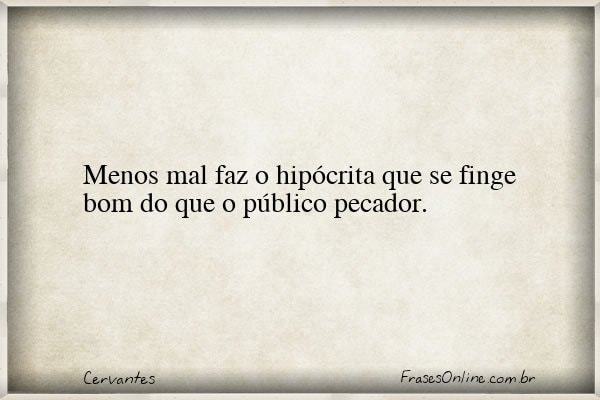 Frase de Cervantes