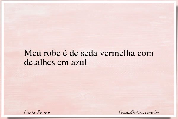 Frase de Carla Perez