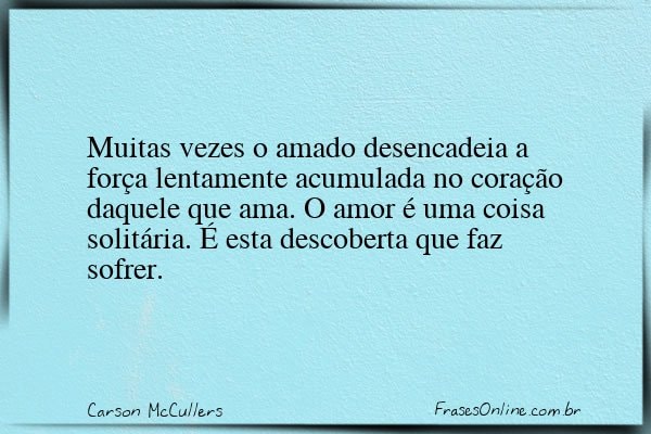 Frase de Carson McCullers