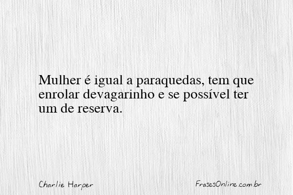 Frase de Charlie Harper