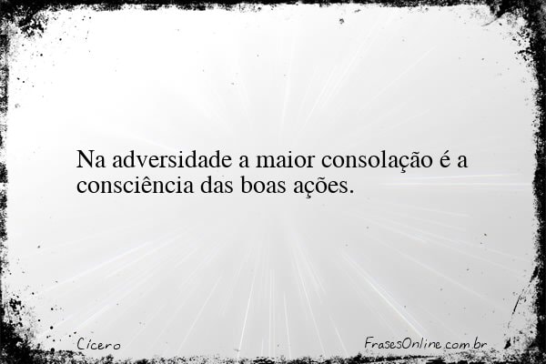Frase de Cícero