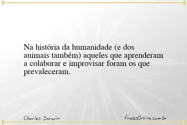 Frase de Charles Darwin