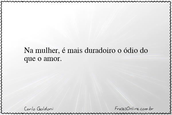Frase de Carlo Goldoni