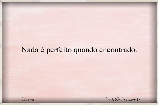 Frase de Cícero