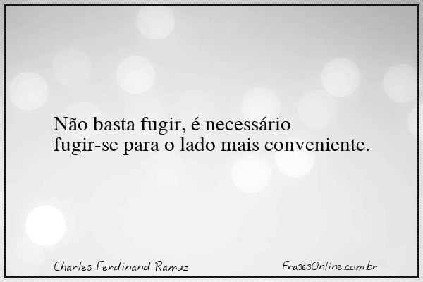 Frase de Charles Ferdinand Ramuz