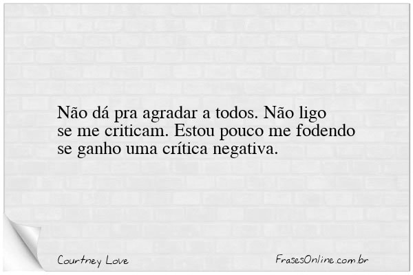 Frase de Courtney Love