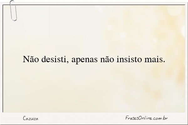 Frase de Cazuza