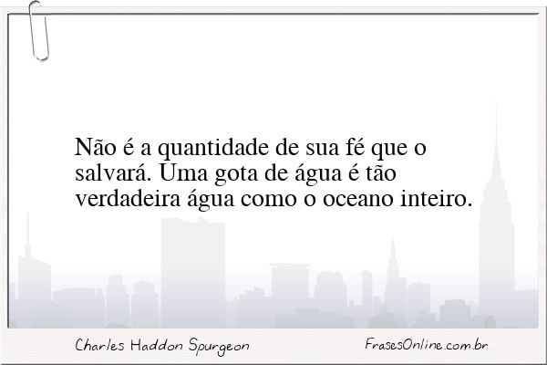 Frase de Charles Haddon Spurgeon