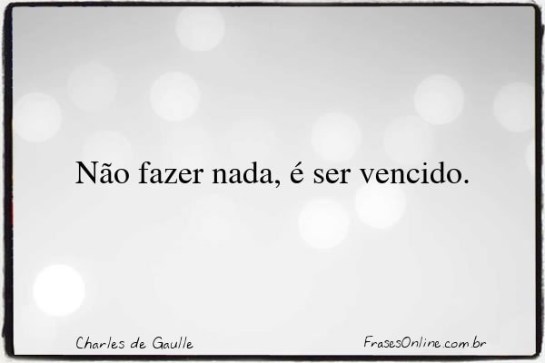 Frase de Charles de Gaulle