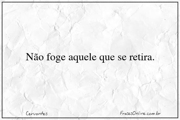 Frase de Cervantes