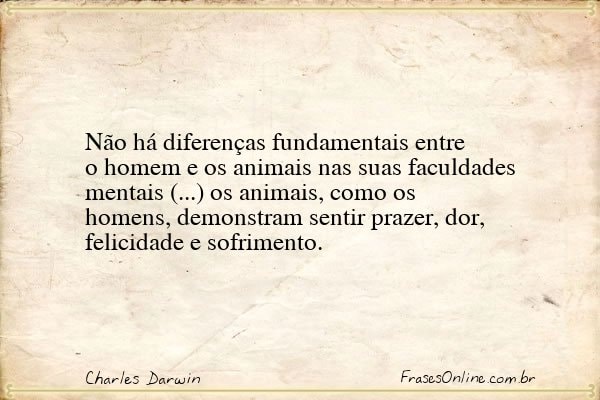 Frase de Charles Darwin