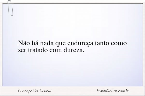 Frase de Concepción Arenal