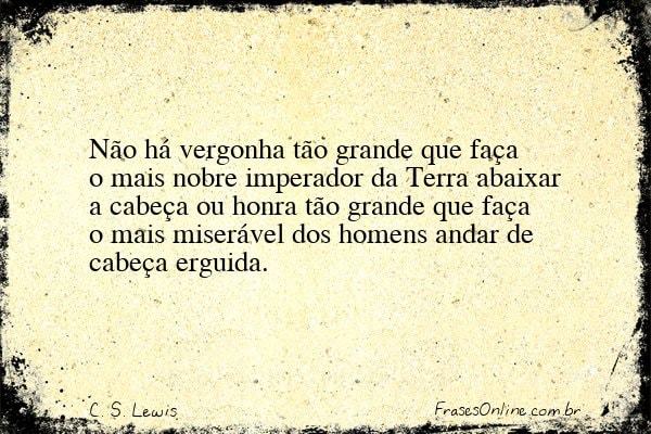Frase de C. S. Lewis