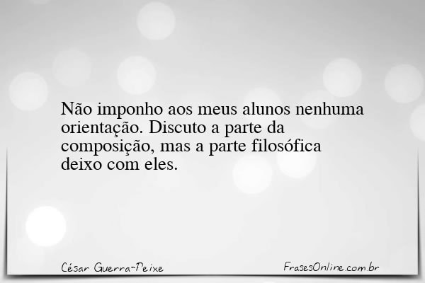 Frase de César Guerra-Peixe
