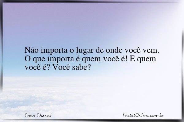 Frase de Coco Chanel