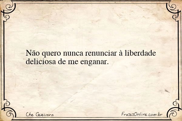 Frase de Che Guevara