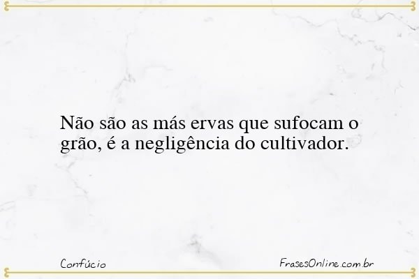 Frase de Confúcio