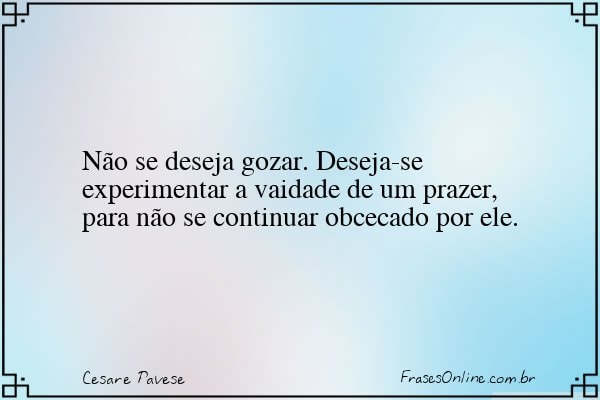 Frase de Cesare Pavese