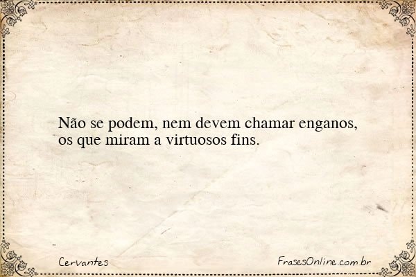Frase de Cervantes