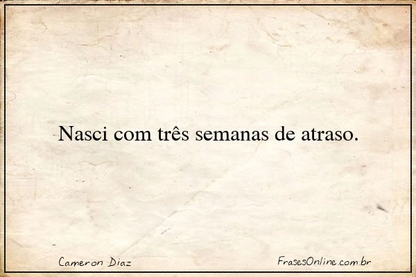 Frase de Cameron Diaz