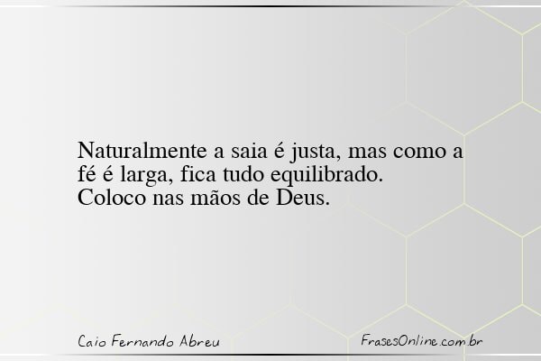 Frase de Caio Fernando Abreu