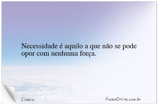 Frase de Cícero
